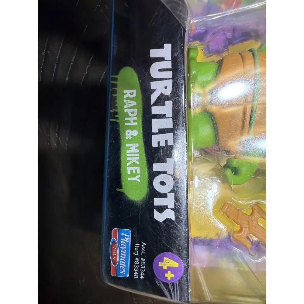 TMNT Mutant Mayhem Turtle Tots Raph & Mikey Action Figure 2-Pack Playmates NEW